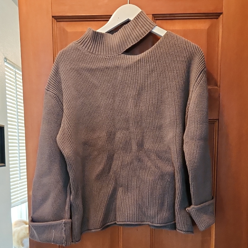 Vici Chic Sexy Turtleneck Sweater Chunky Knit